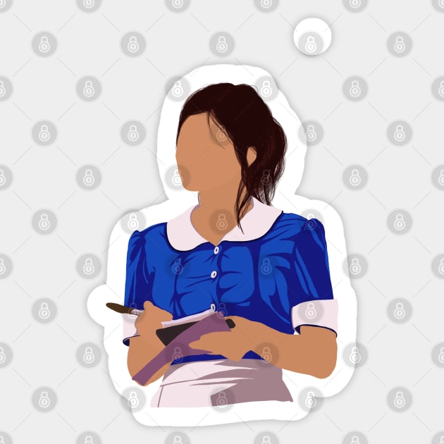 Waitress Clara Sticker by samanthagarrett